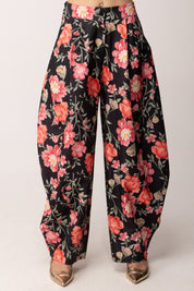 Khloe Femme Completo Floreale con Top e Pantalone Palazzo 54668-54669 FANTASIA