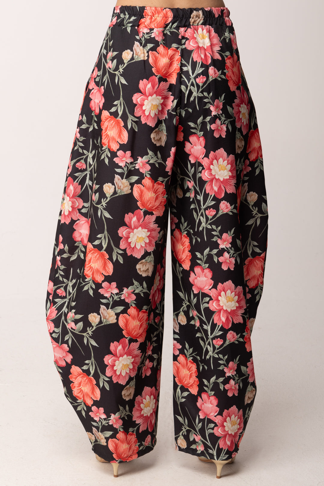 Khloe Femme Completo Floreale con Top e Pantalone Palazzo 54668-54669 FANTASIA