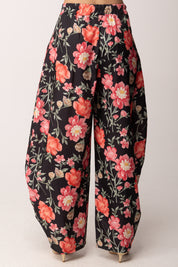 Khloe Femme Completo Floreale con Top e Pantalone Palazzo 54668-54669 FANTASIA