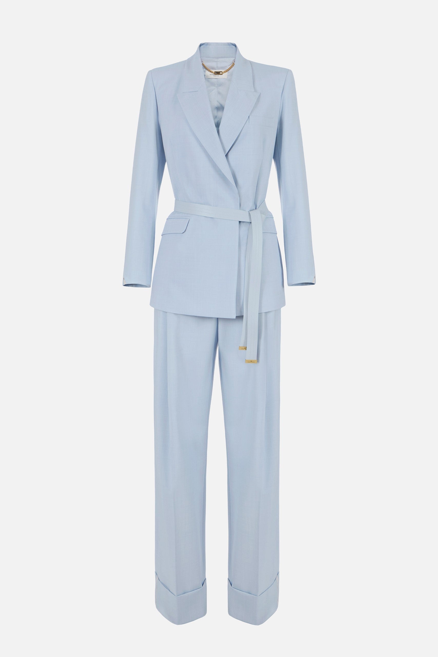 Elisabetta Franchi Completo Giacca e Pantalone con Fusciacca TP00257E2 STARLIGHT