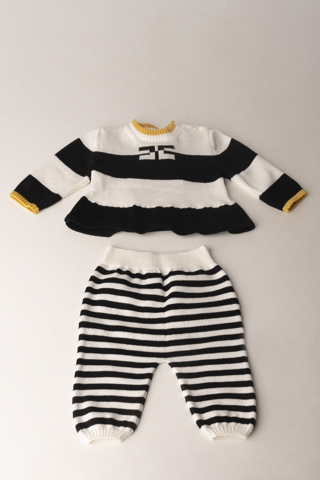 Elisabetta Franchi Bambina Completo In Maglia Top + Pantalone ENCD111CFL001.D675
