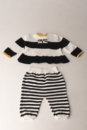 Elisabetta Franchi Bambina Completo In Maglia Top + Pantalone ENCD111CFL001.D675
