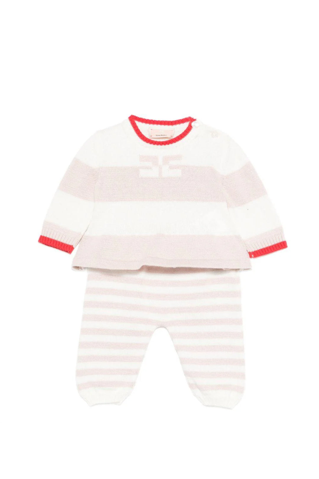Elisabetta Franchi Bambina Completo In Maglia Top + Pantalone ENCD111CFL001.D875