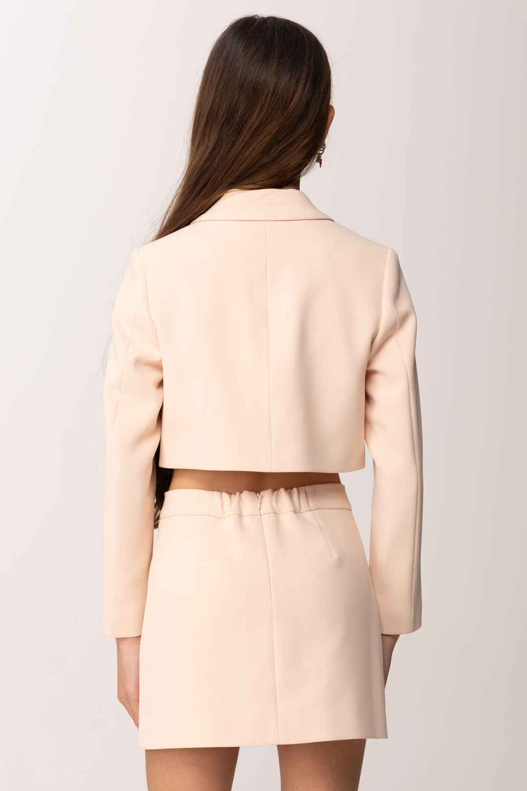 Elisabetta Franchi Bambina Completo Minigonna con Loghi EFGO2200GA022.C145