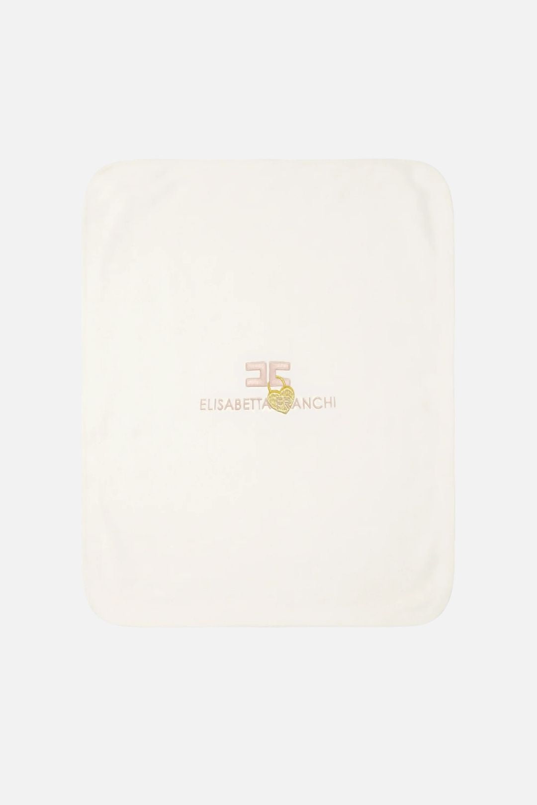 Elisabetta Franchi Bambina Coperta In Felpa con Ricamo Logo e Lucchetto ENCO0910FF002.0076