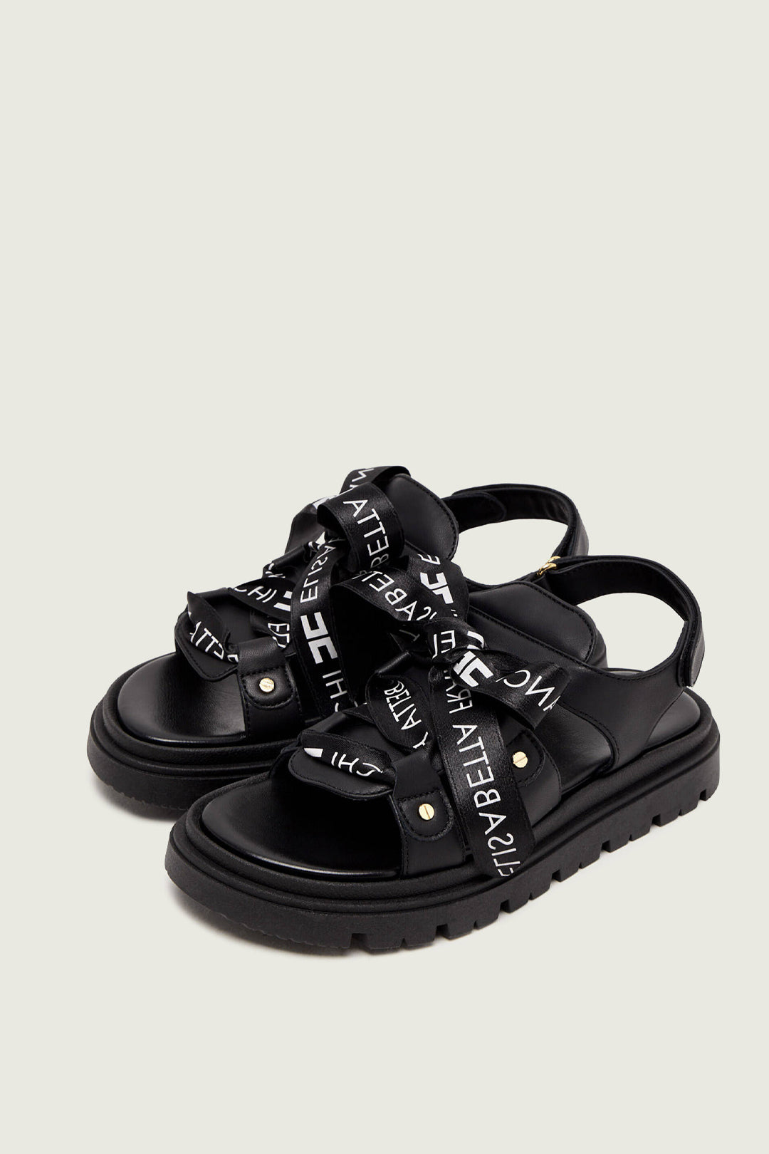 Elisabetta Franchi Bambina Coperta In Maglia Rigata con Logo Doppia Cc ENCO082CFL001.D875