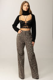 Aniye By Coprispalle In Maglia Maddy a Collo Alto 181011 BLACK