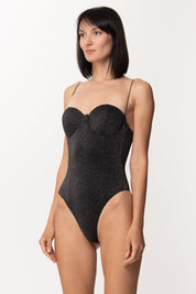 Mali Beachwear Costume Intero In Lurex MALI-SOL-EVBALC1PUP-ATX-15 ANTRACITE