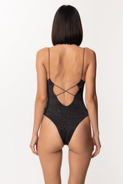 Mali Beachwear Costume Intero In Lurex MALI-SOL-EVBALC1PUP-ATX-15 ANTRACITE