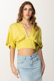 Akep Crop Top In Raso CMKD09154 CEDRO