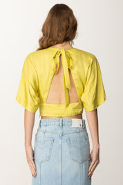 Akep Crop Top In Raso CMKD09154 CEDRO