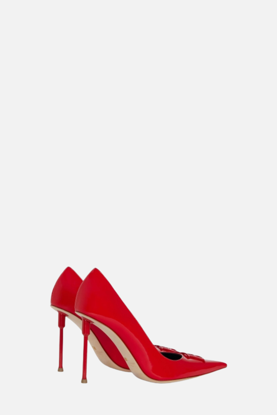Elisabetta Franchi Décolleté In Vernice con Dettaglio Logo SA34L66E2 RED PASSION