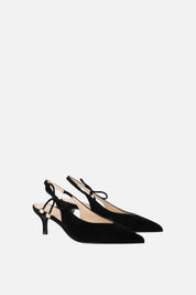 Furla Décolleté Slingback In Camoscio con Tacco Kitten YM24FPO C10000 O6000