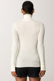 Elisabetta Franchi Dolcevita con Stampa "muse" MK43B57E2 MILK