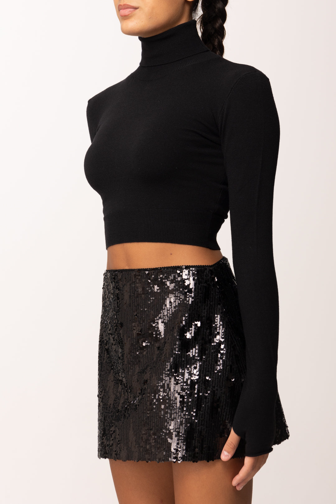 Aniye By Dolcevita Crop Vicki 181009 BLACK