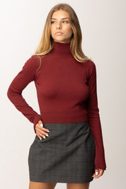 Aniye By Dolcevita Crop Vicki 181009 BURGUNDY