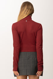 Aniye By Dolcevita Crop Vicki 181009 BURGUNDY