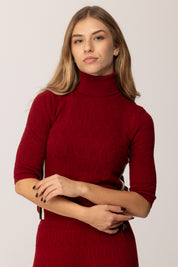 Akep Dolcevita In Maglia Punto Pizzo con Bande Laterali
 MGKD11042 RIBES