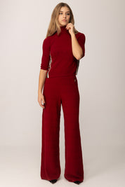 Akep Dolcevita In Maglia Punto Pizzo con Bande Laterali
 MGKD11042 RIBES