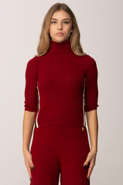 Akep Dolcevita In Maglia Punto Pizzo con Bande Laterali
 MGKD11042 RIBES