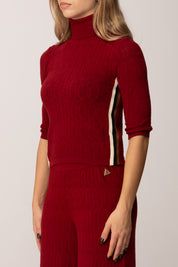 Akep Dolcevita In Maglia Punto Pizzo con Bande Laterali
 MGKD11042 RIBES