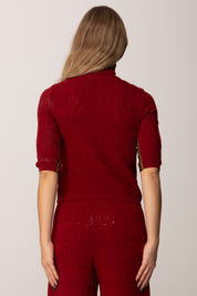 Akep Dolcevita In Maglia Punto Pizzo con Bande Laterali
 MGKD11042 RIBES