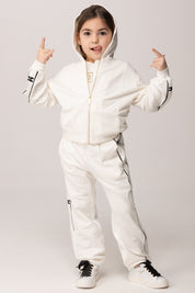 Elisabetta Franchi Bambina Felpa con Bande Logate EGFE0590FF002.0275