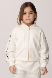 Elisabetta Franchi Bambina Felpa con Bande Logate EGFE0590FF002.0275