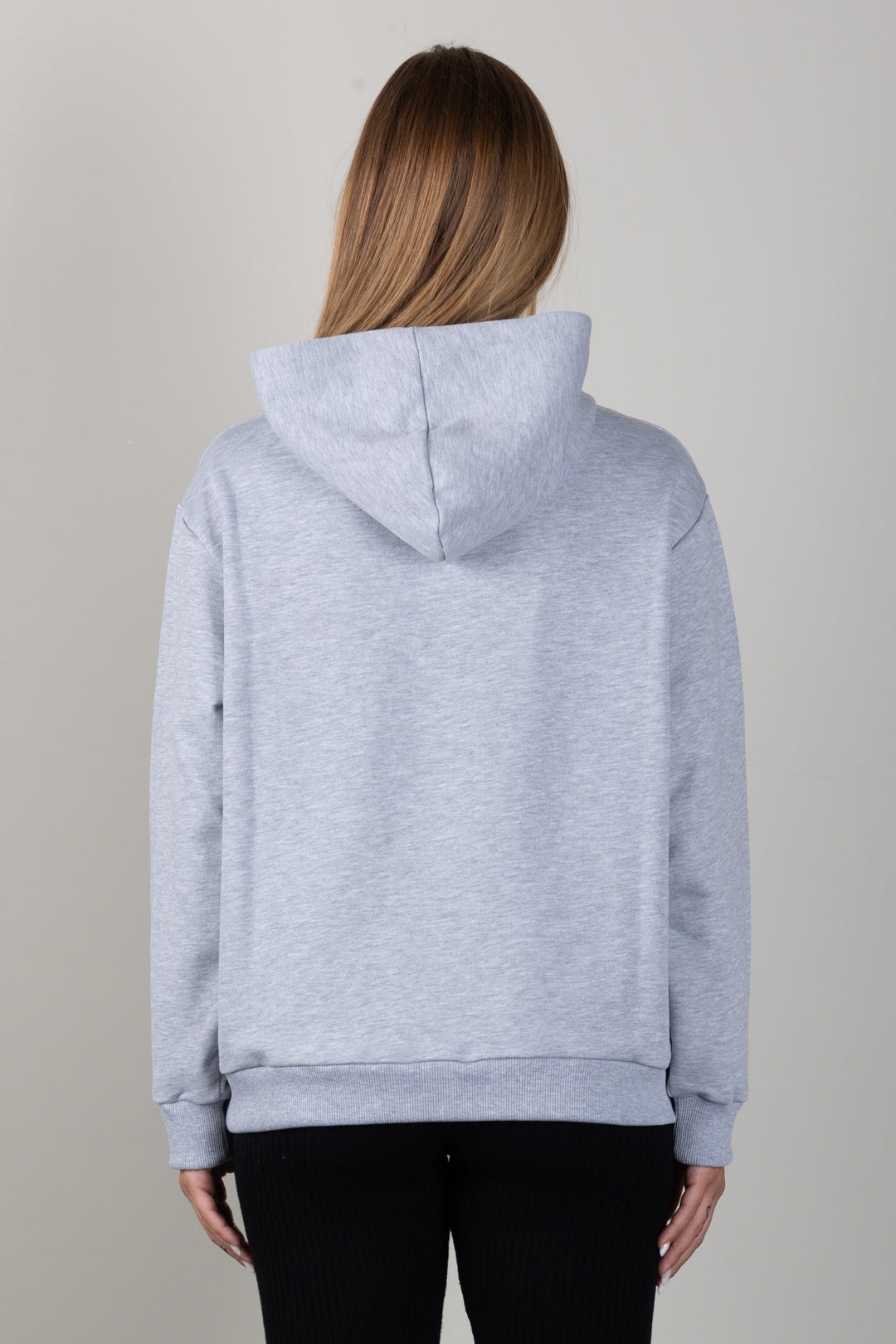 Elisabetta Franchi Bambina Felpa con Cappuccio e Logo Strass EFFE177CFF017.5602