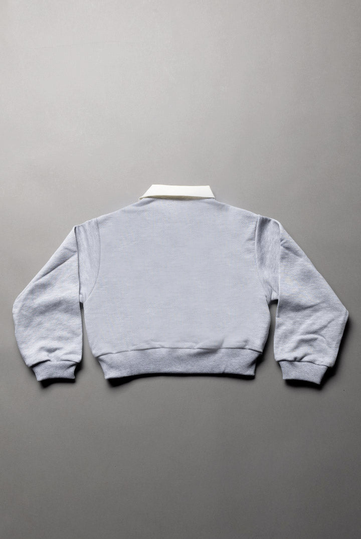 Elisabetta Franchi Bambina Felpa con Inserto Camicia e Bottoni Logo EFFE182CFF017.5402