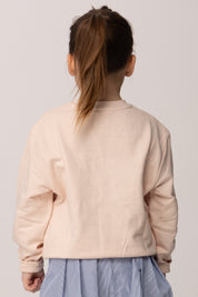 Elisabetta Franchi Bambina Felpa con Logo Doppia Cc Luminoso EGFE0610FF002.C125