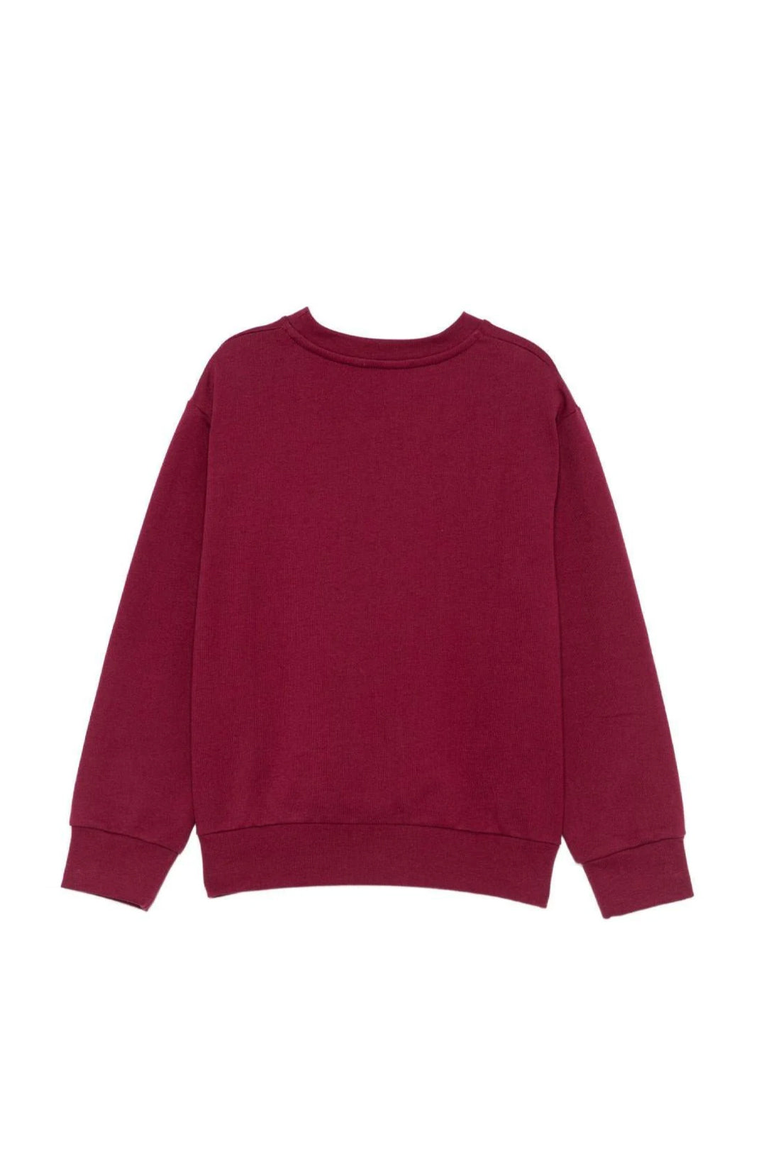 Elisabetta Franchi Bambina Felpa con Paillettes e Logo Cc CHERRY