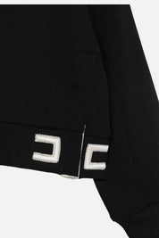 Elisabetta Franchi Bambina Felpa con Spacchi Laterali e Logo Ricamato EFFE181CFF017.N000