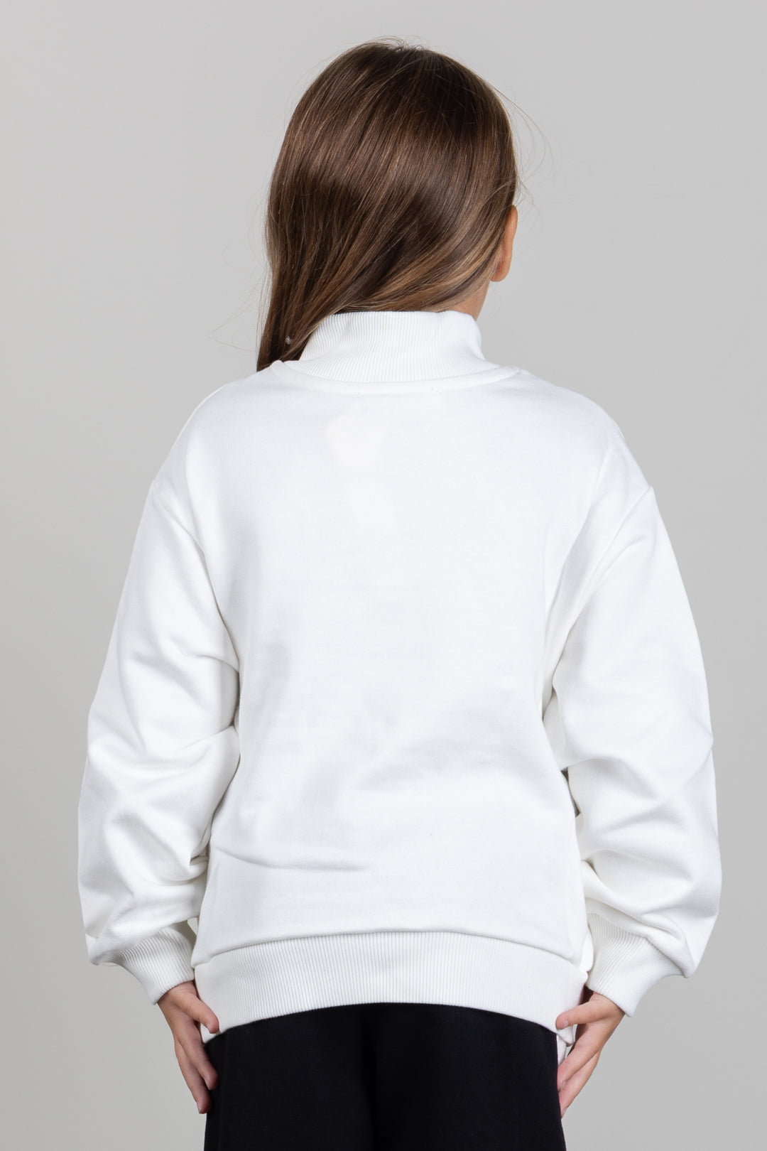 Elisabetta Franchi Bambina Felpa con Zipcorta e Logo Ricamato EFFE176CFF017.0067