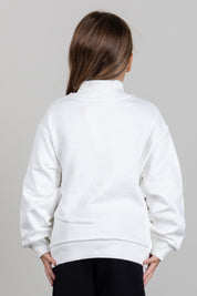 Elisabetta Franchi Bambina Felpa con Zipcorta e Logo Ricamato EFFE176CFF017.0067