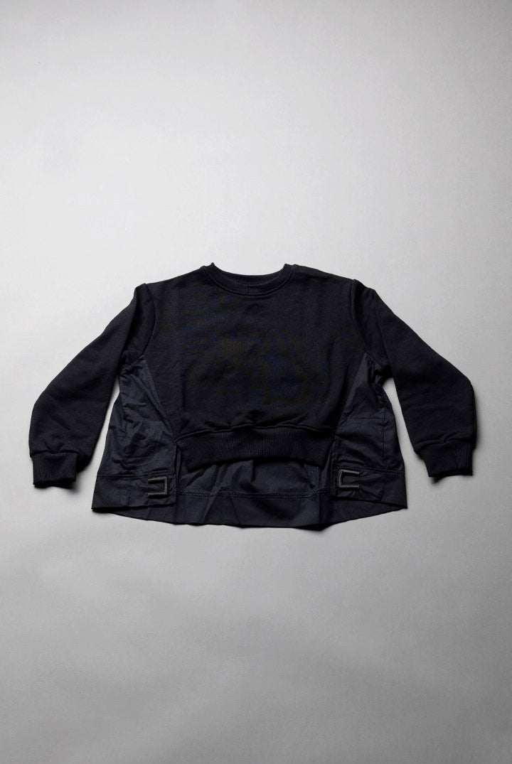 Elisabetta Franchi Bambina Felpa Girocollo con Spacchi Laterali e Logo EFFE180CFF017.N135