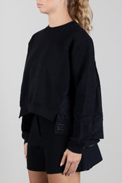 Elisabetta Franchi Bambina Felpa Girocollo con Spacchi Laterali e Logo EFFE180CFF017.N135