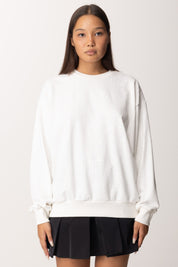 Elisabetta Franchi Felpa In Cotone Lettering MD00146E2 AVORIO