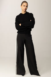 Replay Felpa In Maglia con Cappuccio DK3905.000.G23372 BLACK