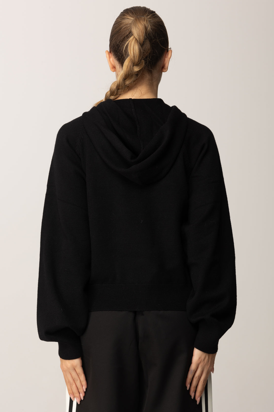 Replay Felpa In Maglia con Cappuccio DK3905.000.G23372 BLACK