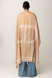 Twin-set Foulard In Tessuto con Motivo Sfrangiato 252TA4230 LAND