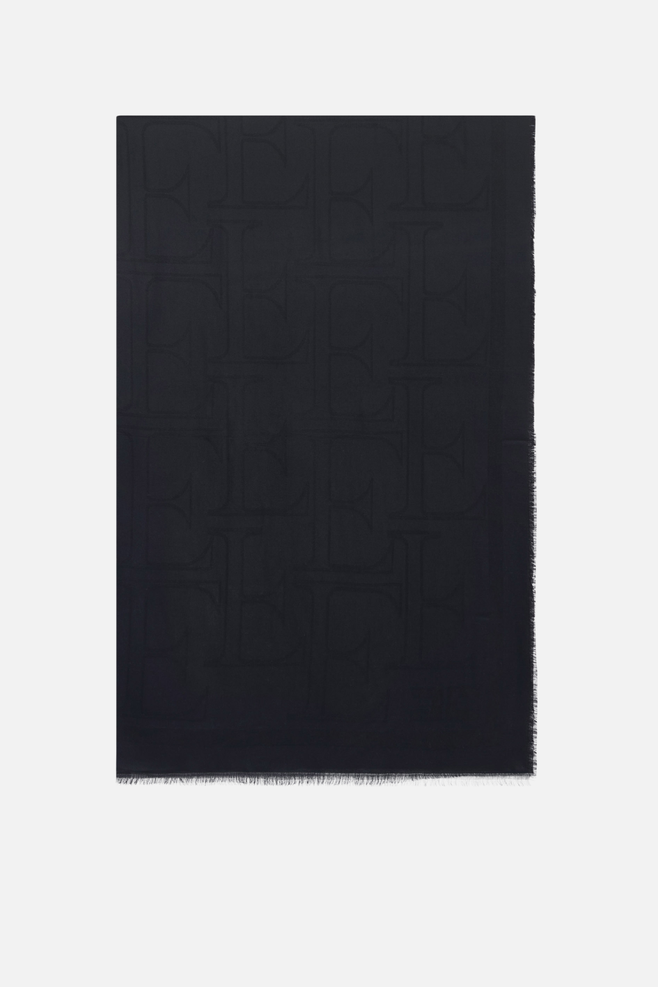 Elisabetta Franchi Foulard Rettangolare In Viscosa e Modal SC03F66E2 NERO