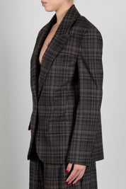 Aniye By Giacca Blazer Over Noa a Quadri 181123 MOKA CHECK :AI26