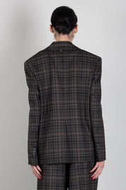 Aniye By Giacca Blazer Over Noa a Quadri 181123 MOKA CHECK :AI26