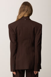 Aniye By Giacca Bustier Dandy con Revers a Lancia 181194 MOKA