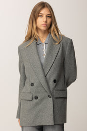 Pinko Giacca Doppiopetto In Flanella GRIGIO CORVO