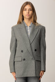 Pinko Giacca Doppiopetto In Flanella GRIGIO CORVO