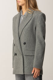 Pinko Giacca Doppiopetto In Flanella GRIGIO CORVO