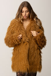 Patrizia Pepe Giacca Fluffy 2O0180 E078 URBAN BEIGE