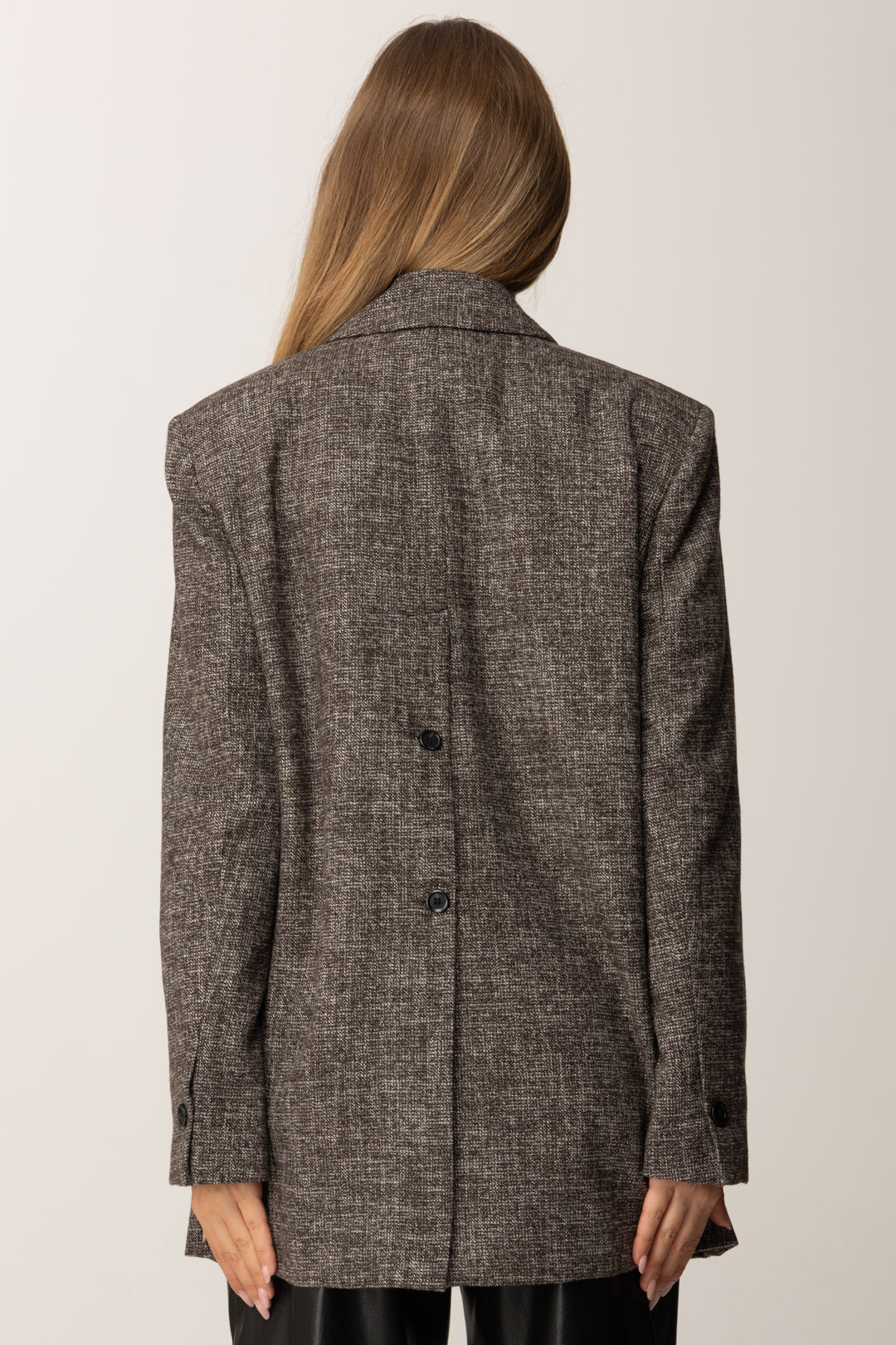 Tweed Jacket Giacca Tweed Pinko Pinko Donna Giacca In Doppiopetto